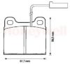BENDIX 571860B Brake Pad Set, disc brake